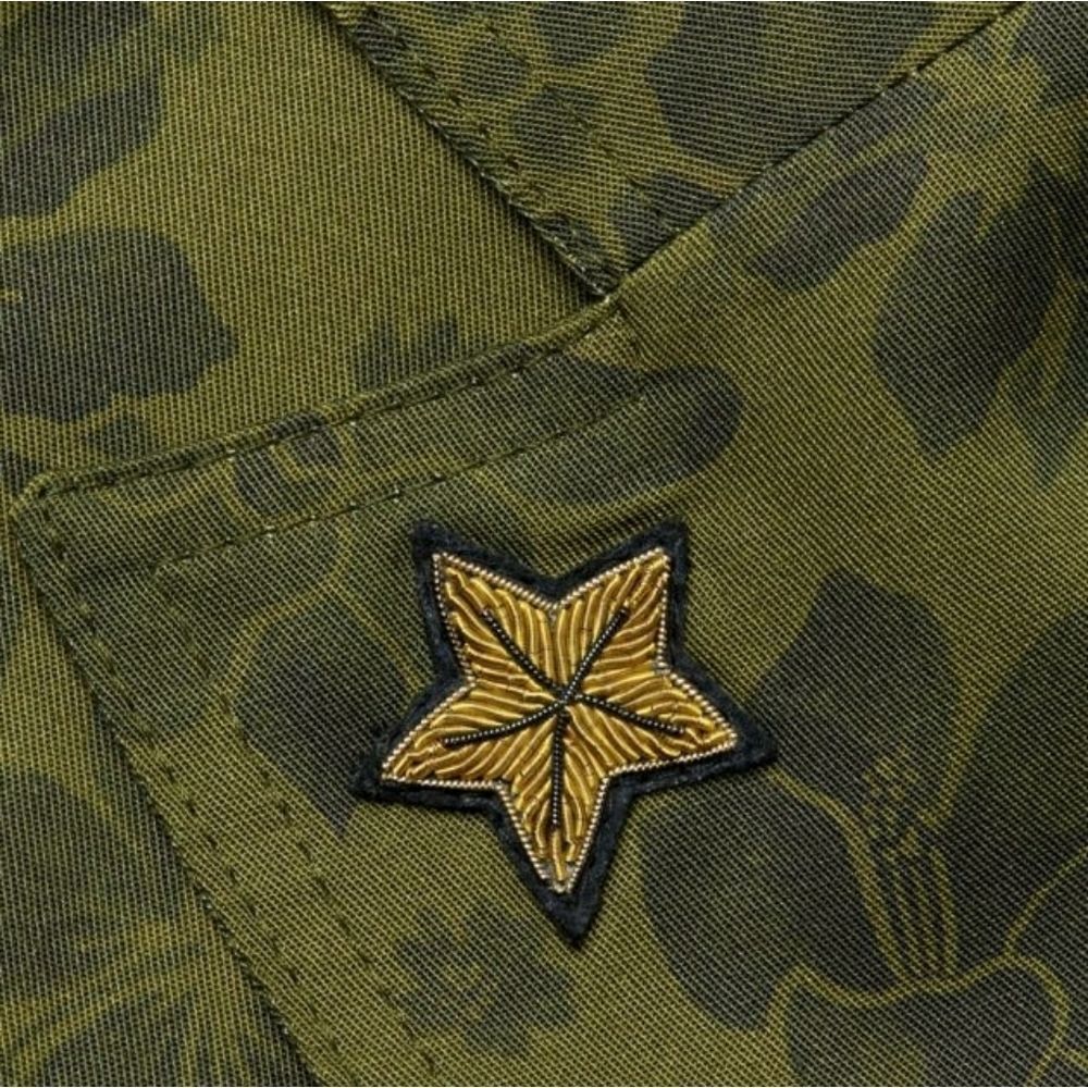 Smythe Jacket Bellows Floral Camo Patch Army Blazer Sz XS - Picture 7 of 7